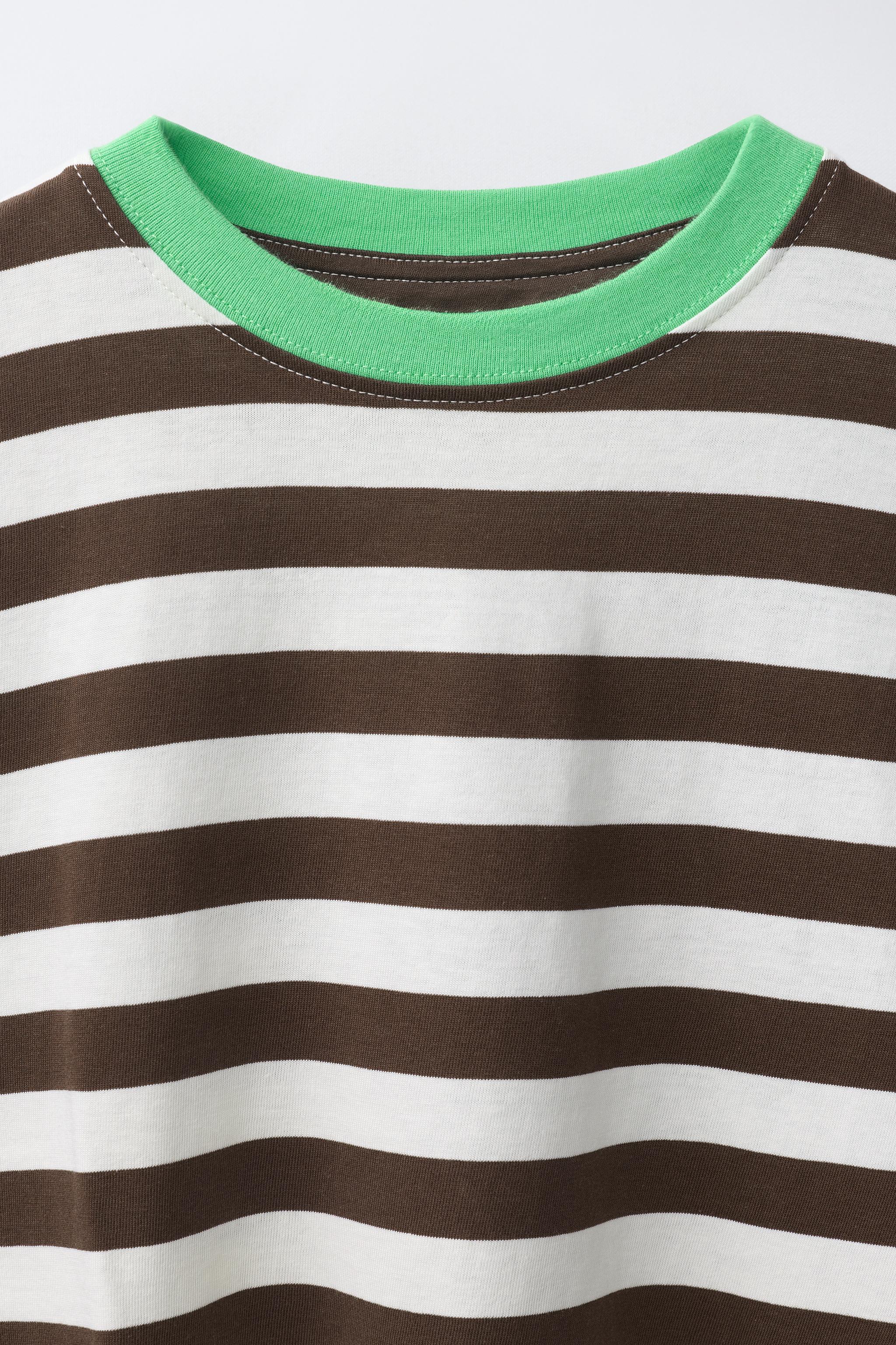 THREE-PACK OF BASIC AND STRIPED T-SHIRTS